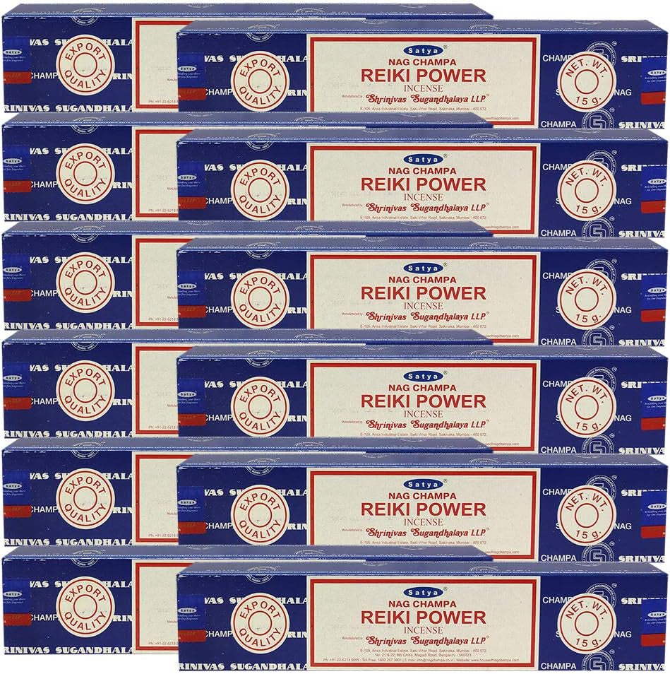 Reiki Power Incense Sticks and Incense Stick Holder Bundle Insence