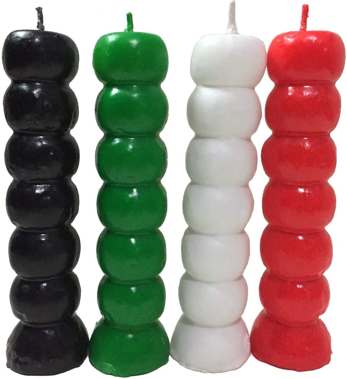 7 Knob Wiccan Pagan Hoodoo Spell Candle (Black)