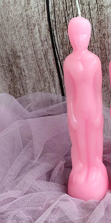 1 Black  Figure Candle Ritual Female Male Figure Hoodoo Candles for Spells