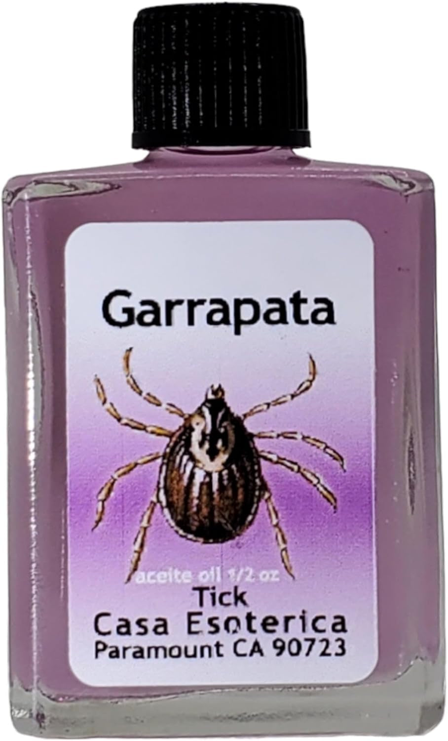 Tick Oil (Garrapata Aceite) Tick Oil Spiritual Anointing Oil by CASA ESOTERICA -Obsession Spell-Strong Attraction-0.5 FL OZ (1 Pack)