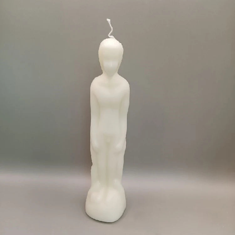 1 Black  Figure Candle Ritual Female Male Figure Hoodoo Candles for Spells