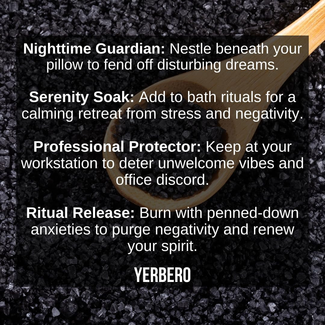 - Black Salt for Protection 2Oz (56G) - Sal Negra - Essential Wiccan & Witchcraft Supplies for Rituals, Spells, and Purification - Premium Sal Negra for Brujeria, Spiritual Cleansing.