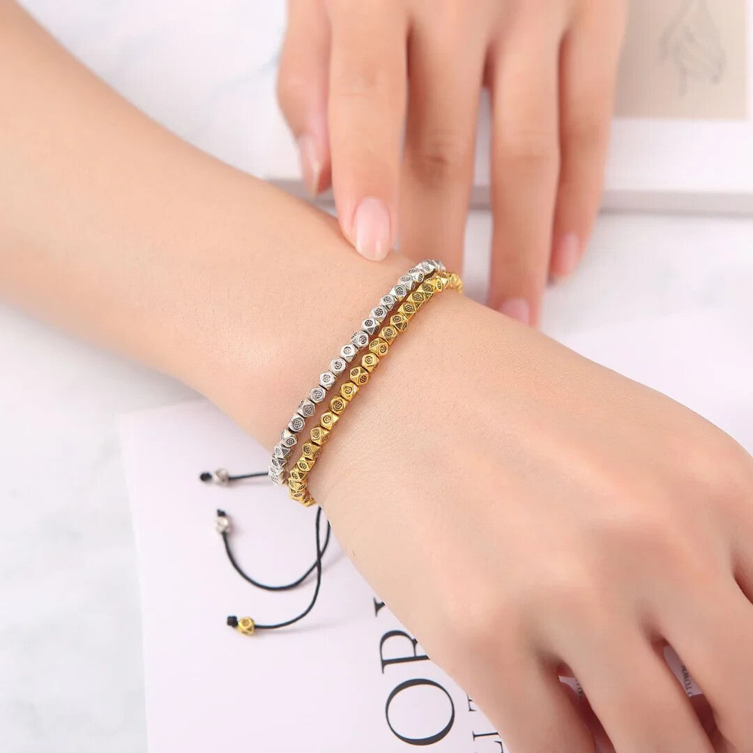 Tibetan Buddhist Copper Beads Bracelet Healing Reiki Protection Women Men Gifts