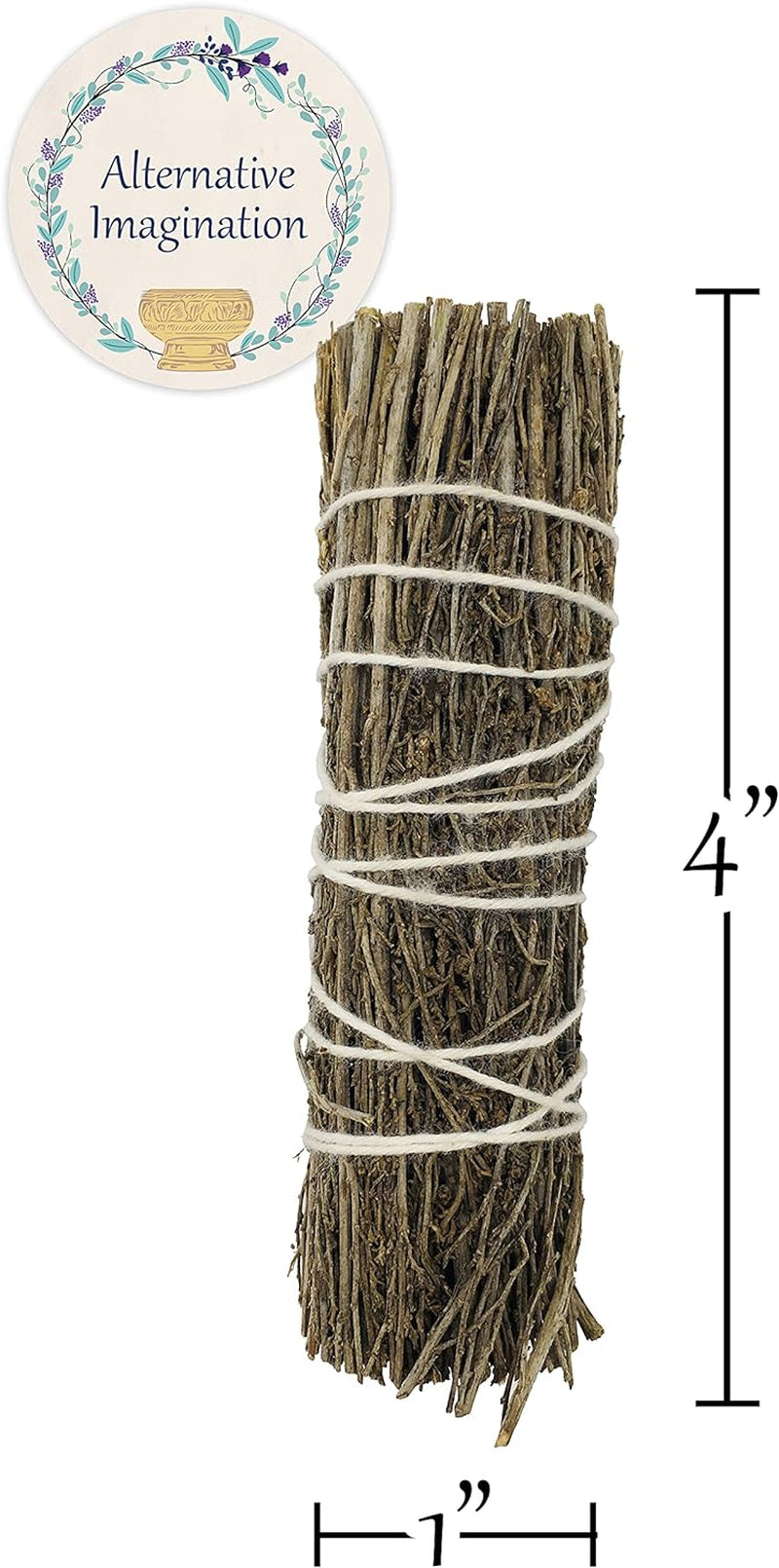 Desert Sage Bundle - 3 Pack - Dried Sage for Spiritual Cleansing, Smudging Kit, Home Purification - 4" Inch Long