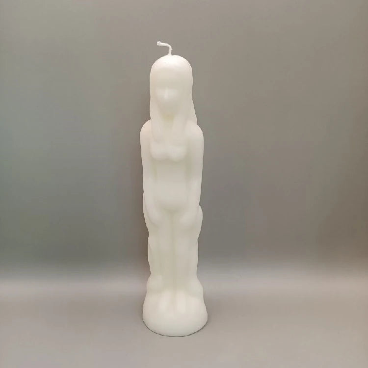 1 Black  Figure Candle Ritual Female Male Figure Hoodoo Candles for Spells