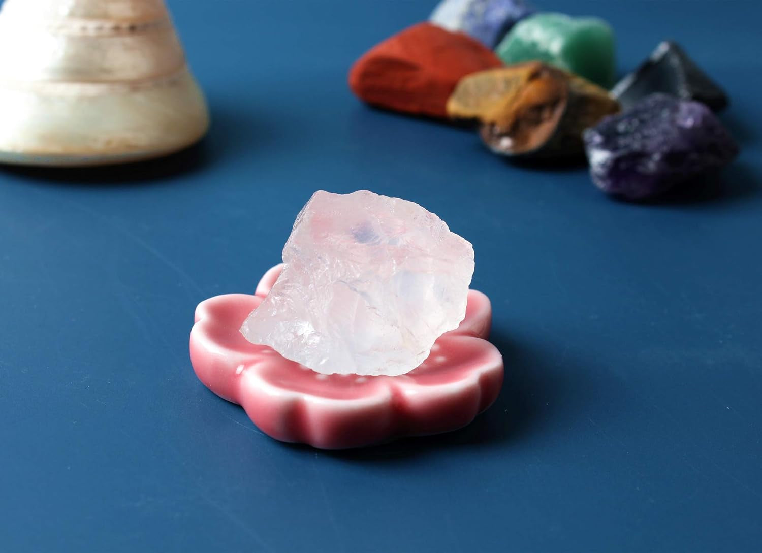 Chakra Stones Set -Reiki Healing Crystals for Healing, Meditation, Chakra Balance or Ritual (Rough*8 Pcs+2Pcs)