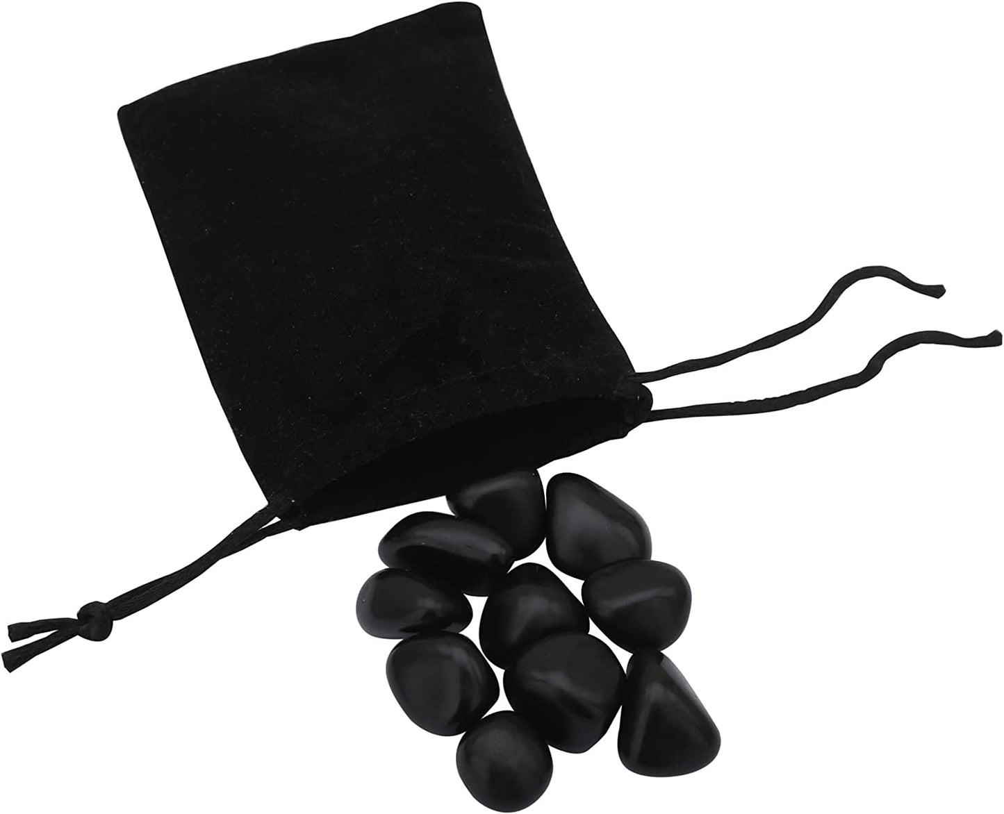  Healing Stones - Healing Crystals for Beginners- Healing Stones Tumbled Crystals for Witchcraft (3, Black Onyx)