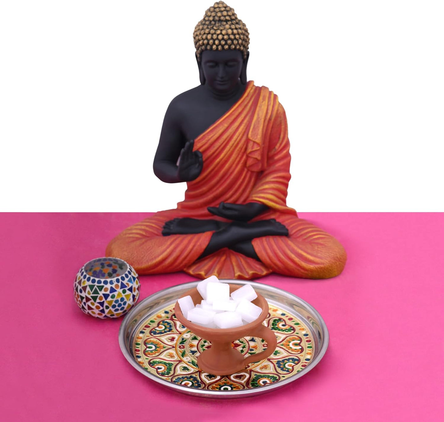 Box of Premium Quality Refined Camphor Blocks for Aromatherapy, Odor Eliminator, Puja, Alcanfor (114 Grams)