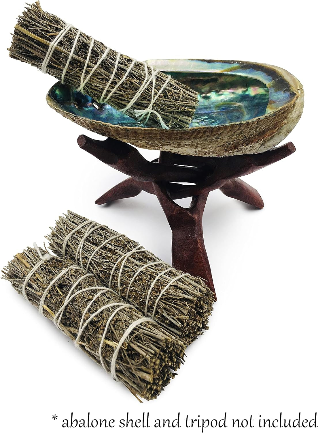 Desert Sage Bundle - 3 Pack - Dried Sage for Spiritual Cleansing, Smudging Kit, Home Purification - 4" Inch Long