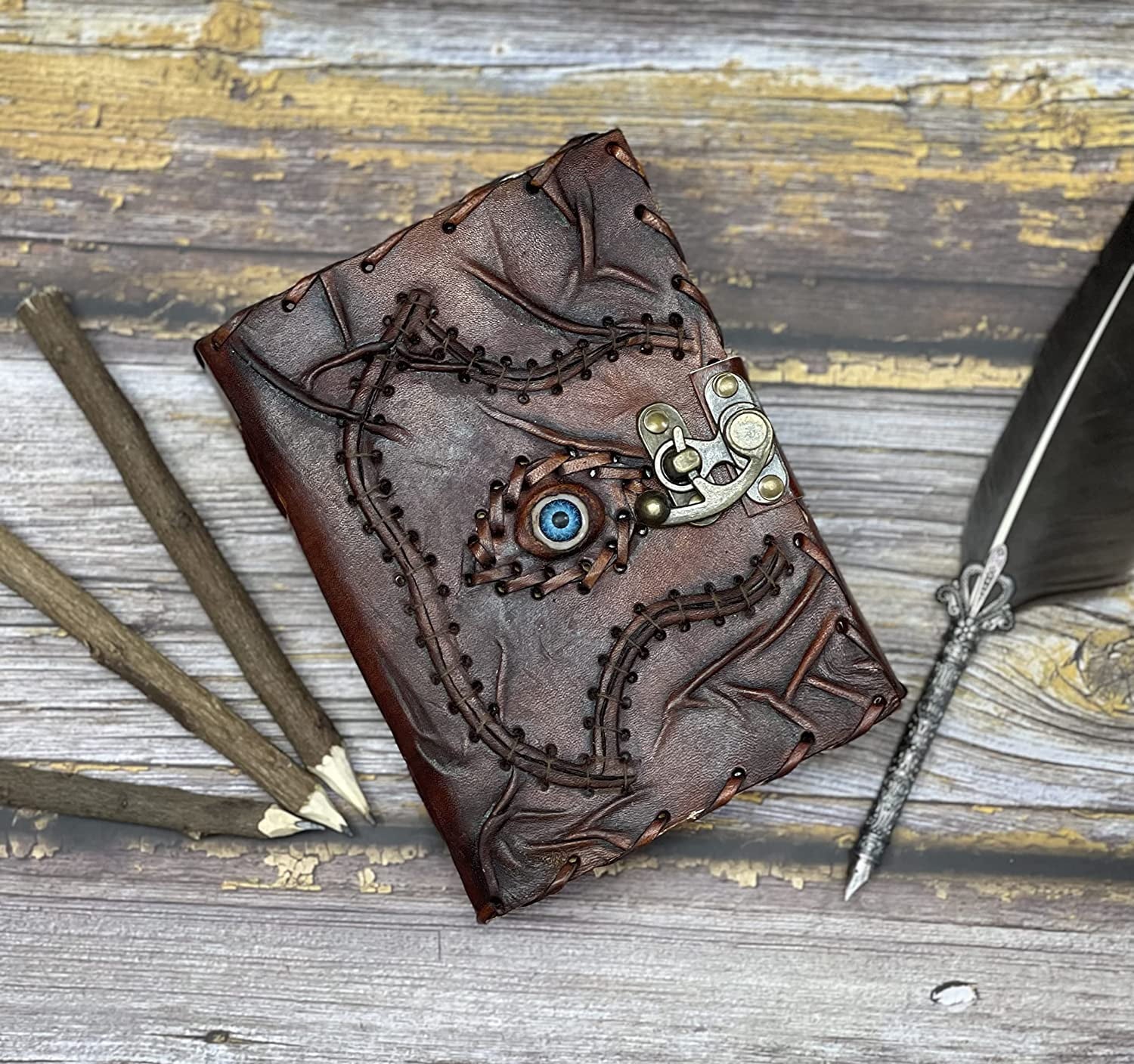 Hocus Pocus Book of Spells, Hocus Pocus Spell Books , Prop Hocus Pocus Gifts Halloween Decorations Decor, Book of Shadows Decoration 7X5 Inch (200 Pages)