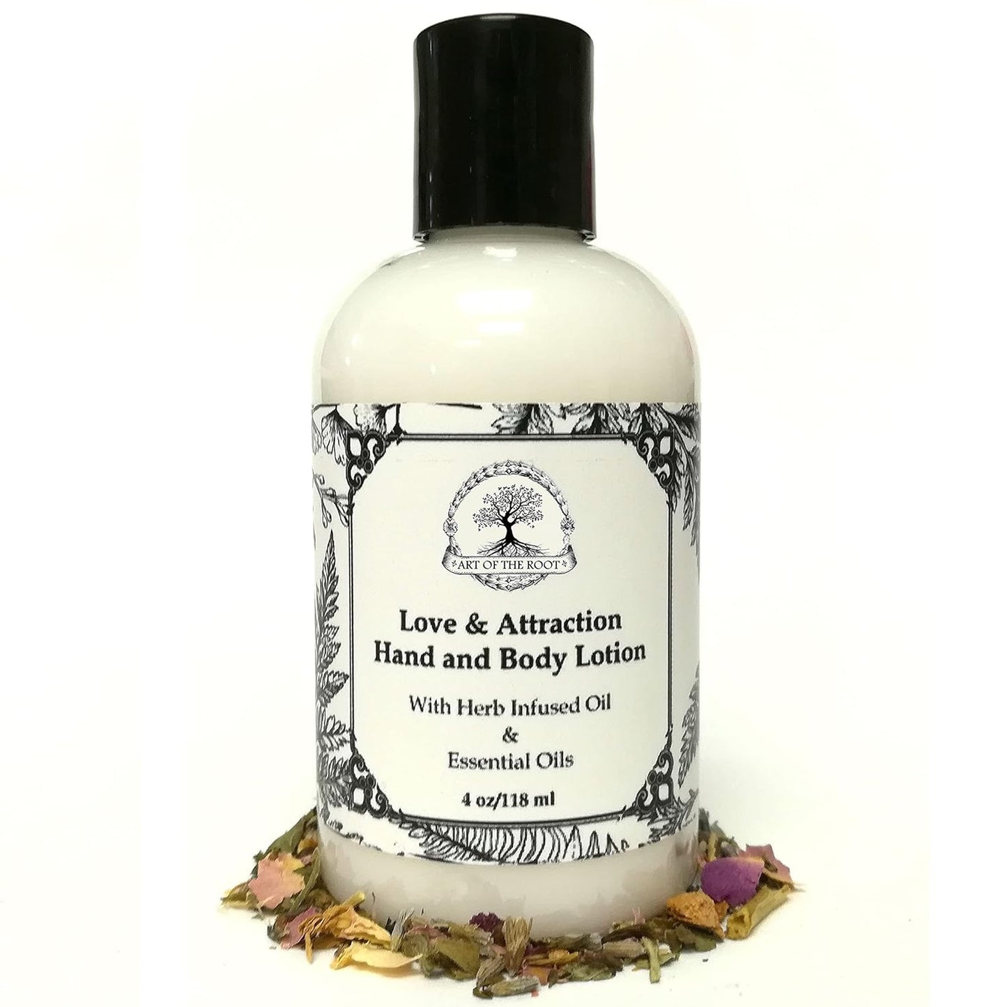 Love & Attraction Hand & Body Lotion 4 Oz | Relationship & Romance Rituals | Wiccan, Pagan, Intentions, Spirituality, Magick