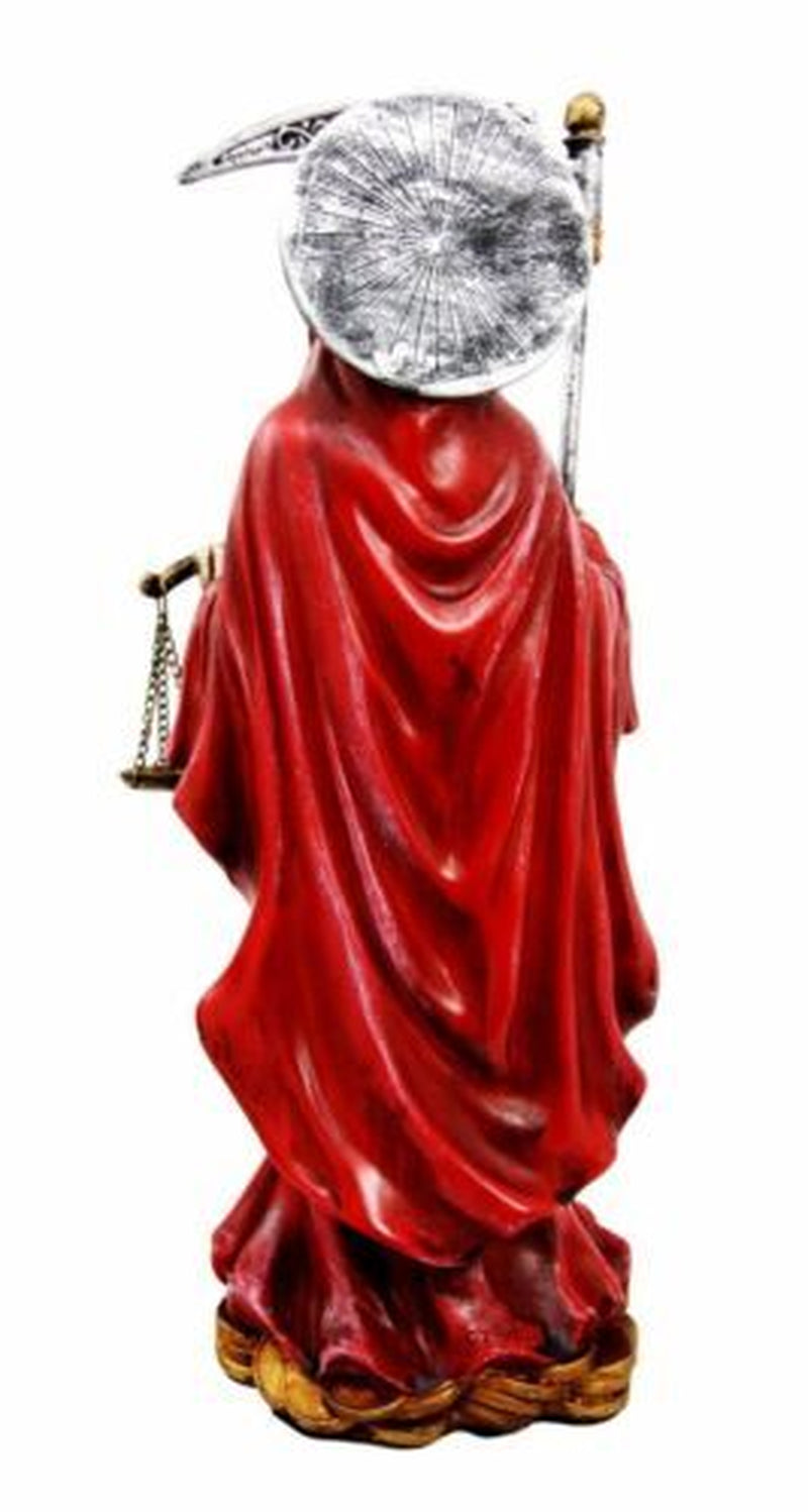 Ebros Red Robe Holy Death Santa Muerte Day of the Dead Figurine Symbol of Love
