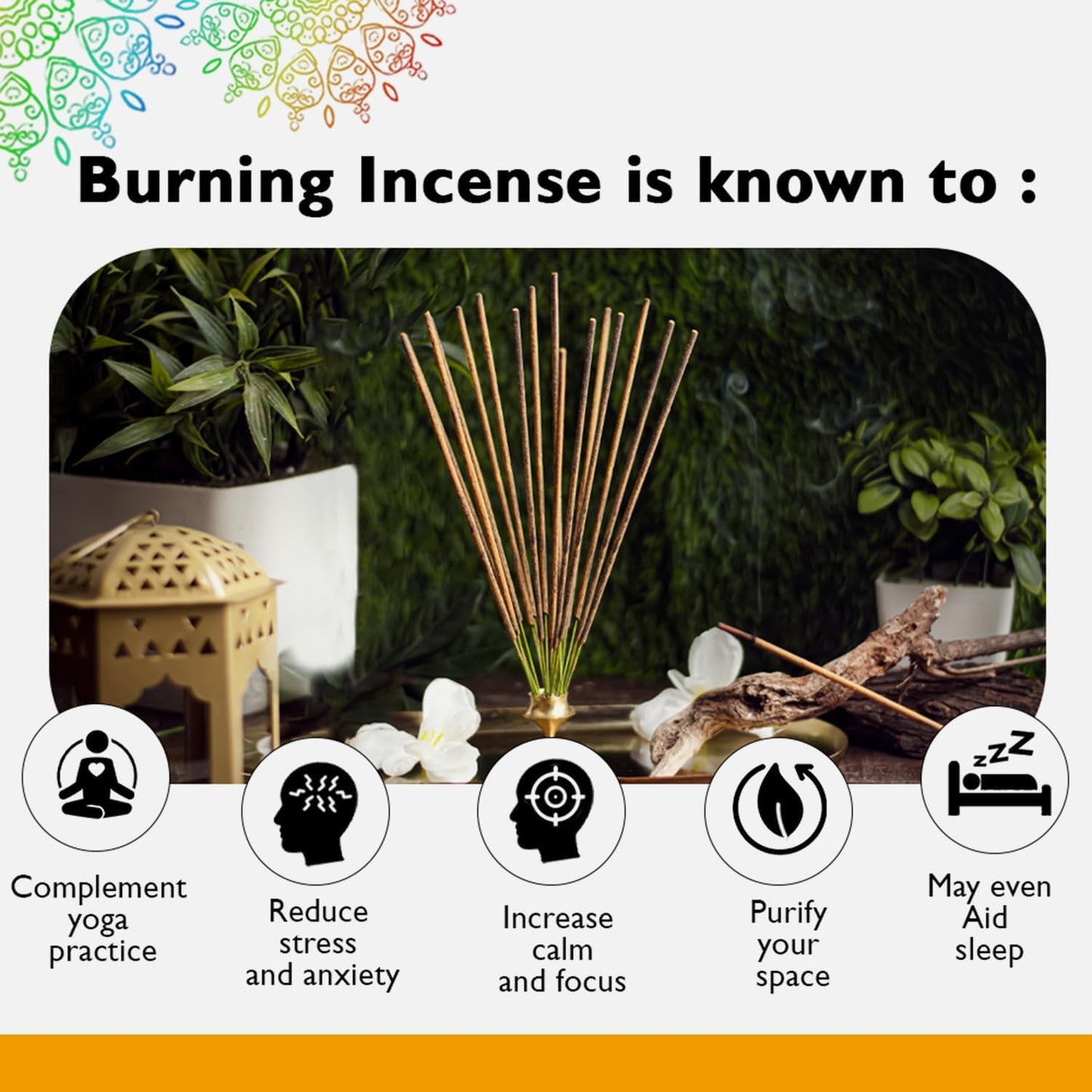 Palo Santo Incense Sticks – 250G Pack (Approx. 135 Handmade Agarbatti + Free Holder) | Natural & Charcoal-Free | 45-Min Burn for Meditation, Yoga, Aromatherapy, Energy Cleansing
