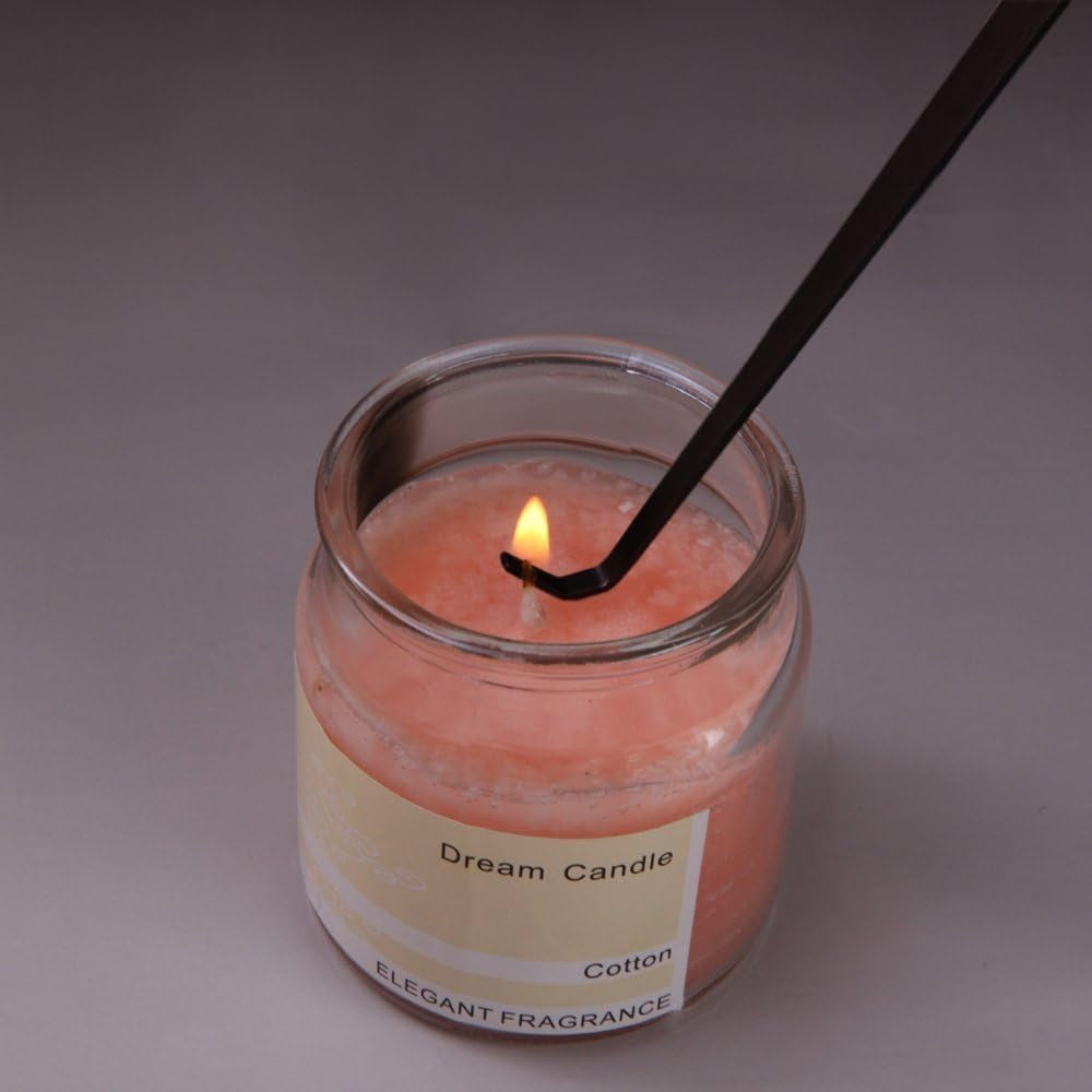 Ericx Light 3 in 1 Candle Accessory Set, Candle Wick Trimmer, Candle Wick Dipper, Candle Snuffer,Black