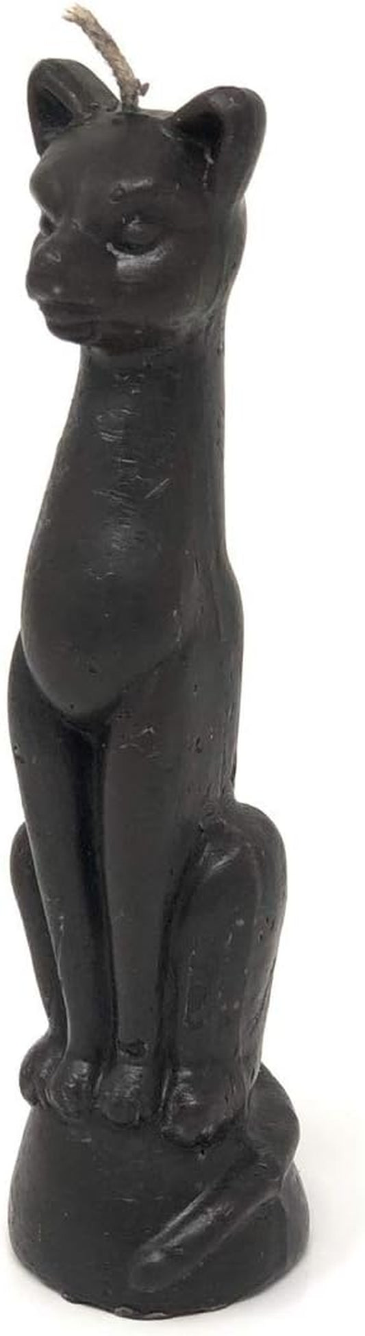 Cat Candle, Great for Halloween, Birthdays, Wicca Spells, Etc. (Black)