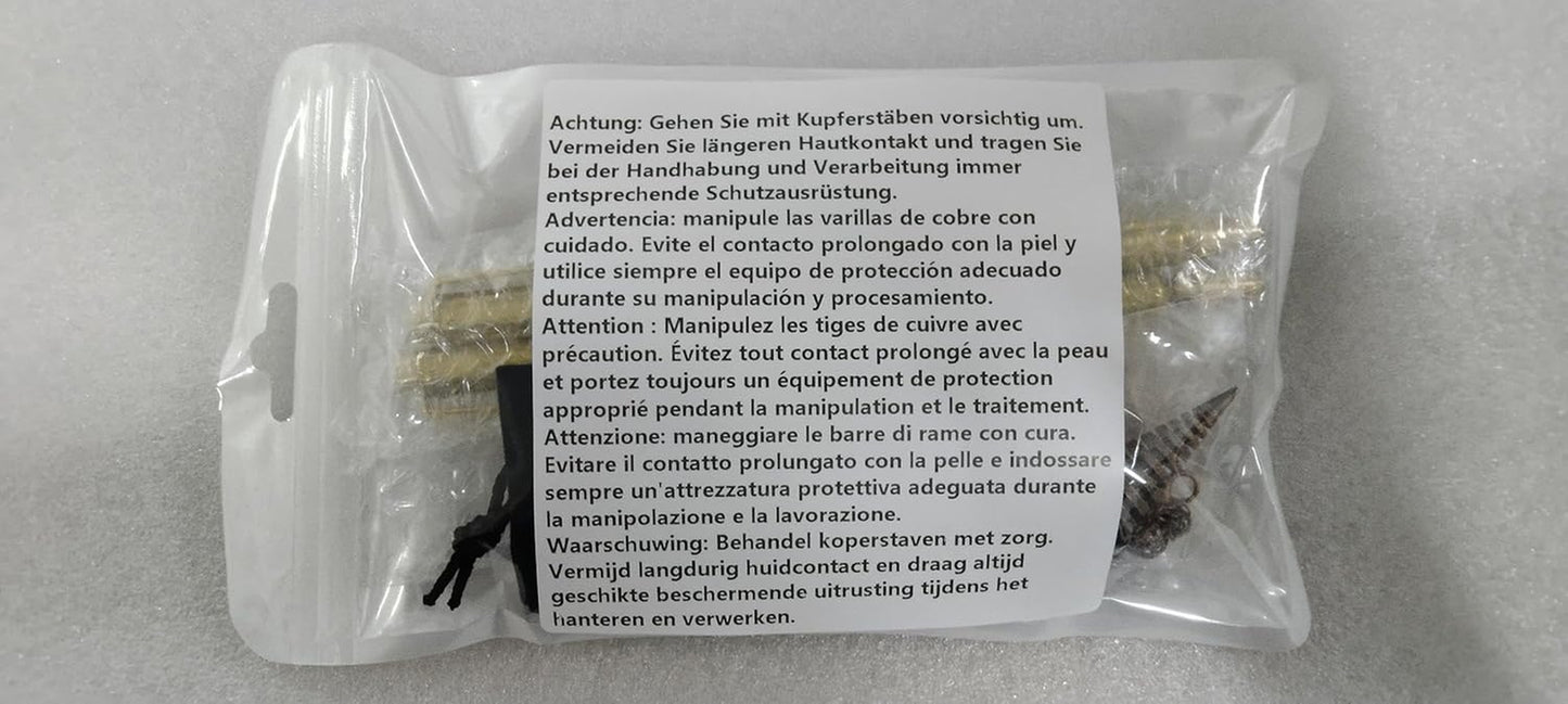 3 Pieces Divining Rods Copper and Dowsing Pendulum for Ghost Hunting, Energy Hea