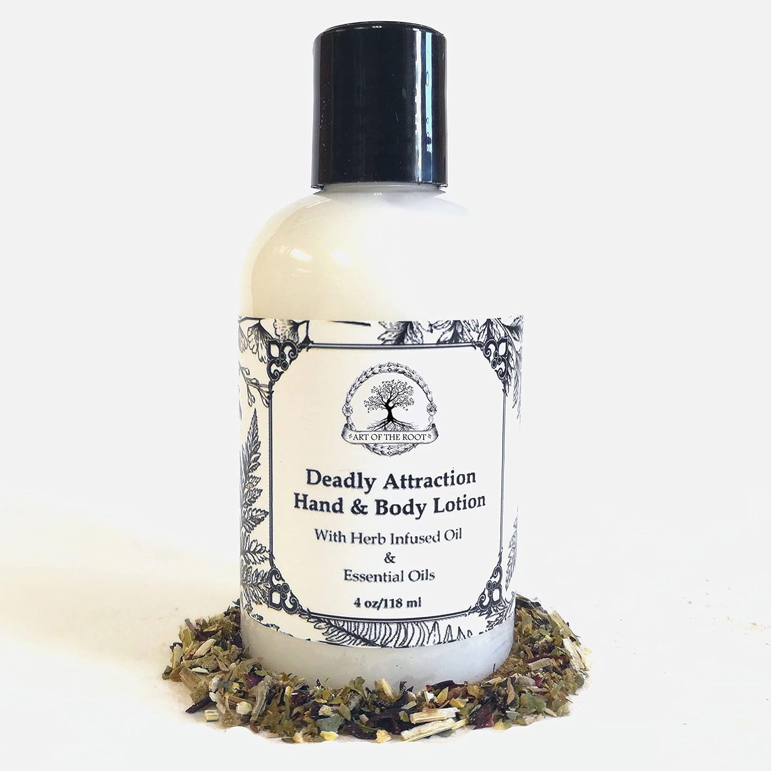 Deadly Attraction Hand & Body Lotion | 4 OZ with Infused Oils | Seduction, Attraction, Love & Rituals | Wiccan, Pagan, Magick
