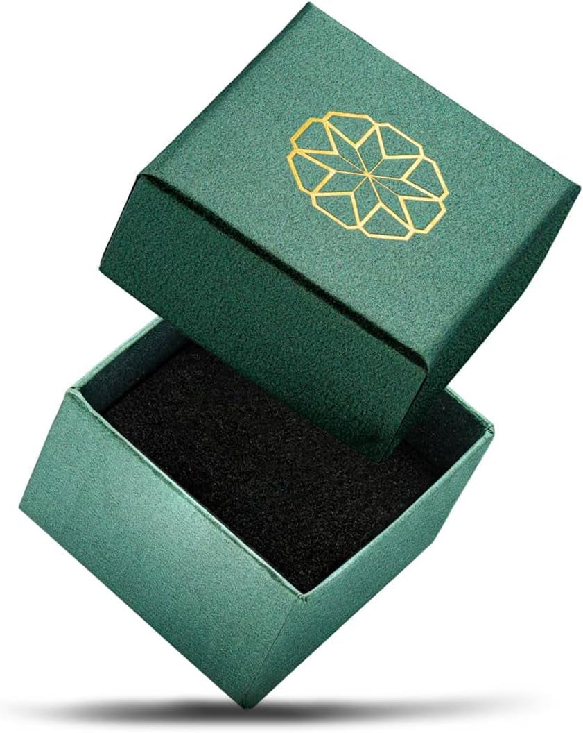 Fine 925 Sterling Silver Open Design Cz-Studded Good Luck Charm Ring