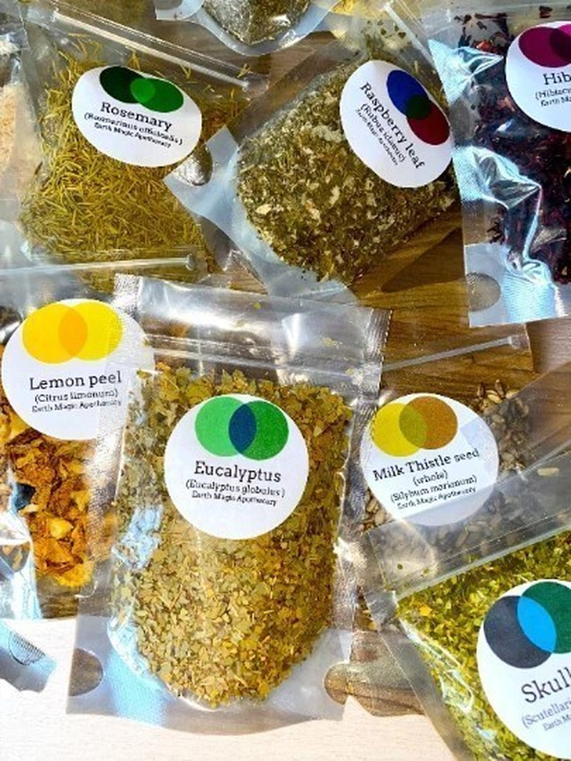 1/2Oz Natural Herb Bags 14Gm Apothecary Spell Bags Pesticide & Additive Free