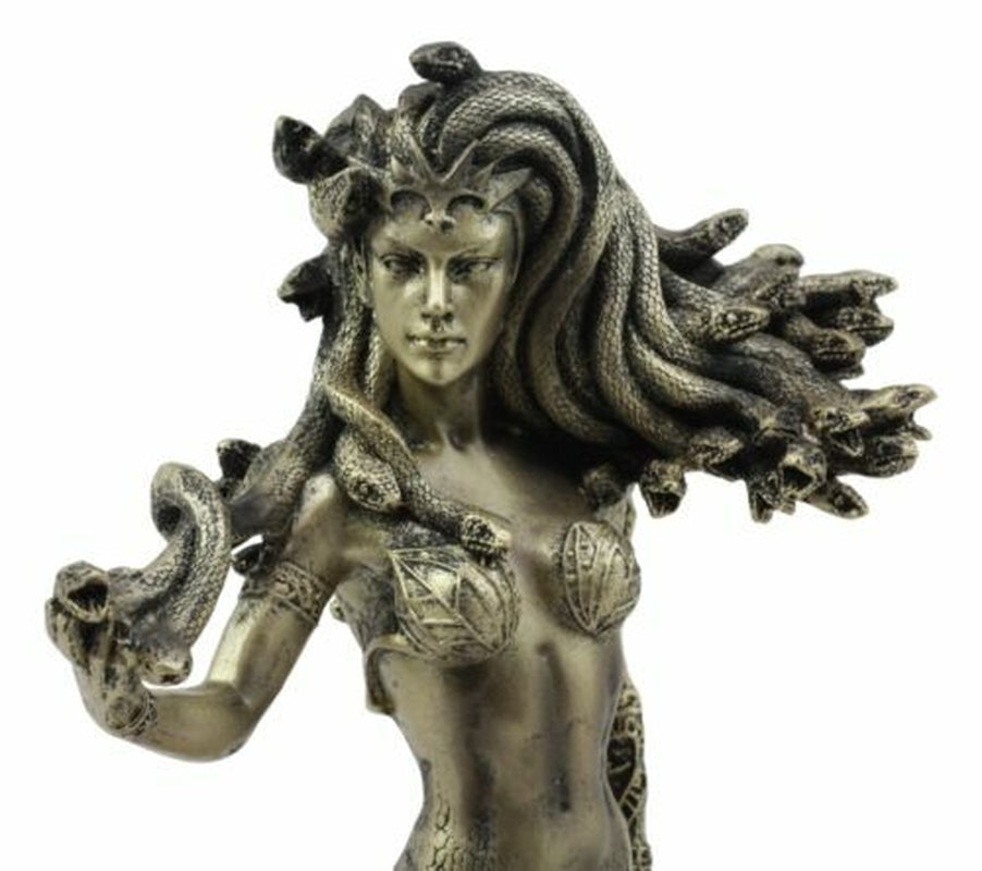 Ebros Greek Mythology the Seductive Spell of Medusa Statue 8" Tall