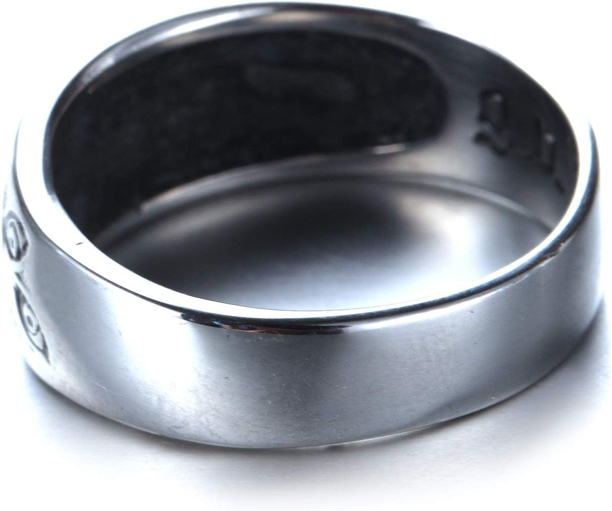 Stainless Steel Evil Eye Ring Antique Silver Black Gold Eye of God Band Vintage Cool for Men Women