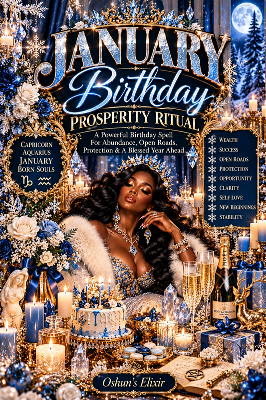 January Birthday Prosperity Ritual ✨ A Powerful Birthday Spell for Abundance, Protection, Open Roads & New Beginnings