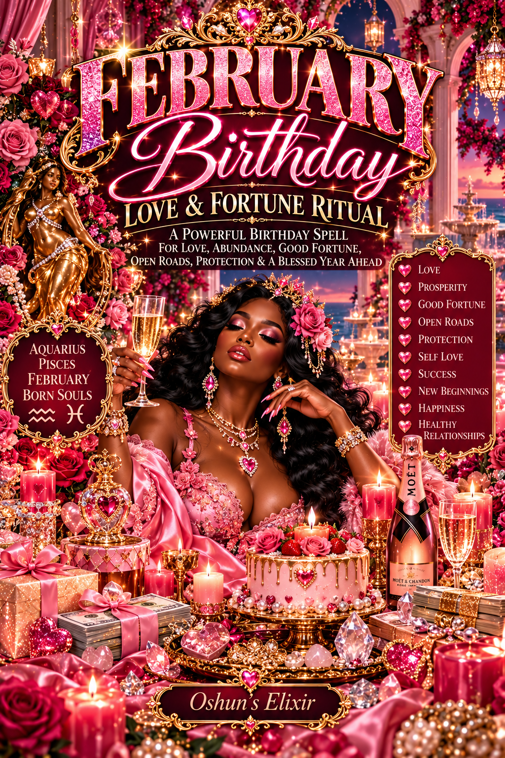 February Birthday Love & Fortune Ritual 💕✨ Prosperity, Love, Good Fortune & Open Roads