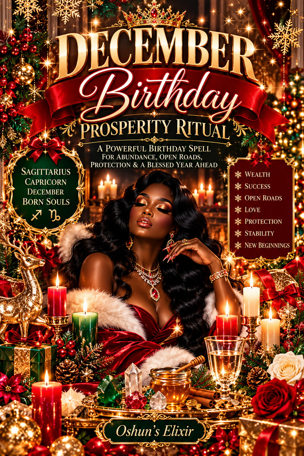 December Birthday Prosperity Ritual ✨ Powerful Birthday Spell for Abundance, Open Roads, Protection & Success