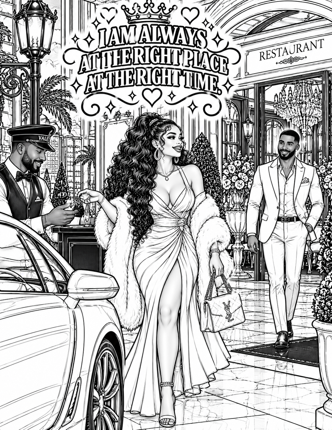 I Create the Life of My Dreams: A Prosperity & Abundance Affirmation Coloring Book