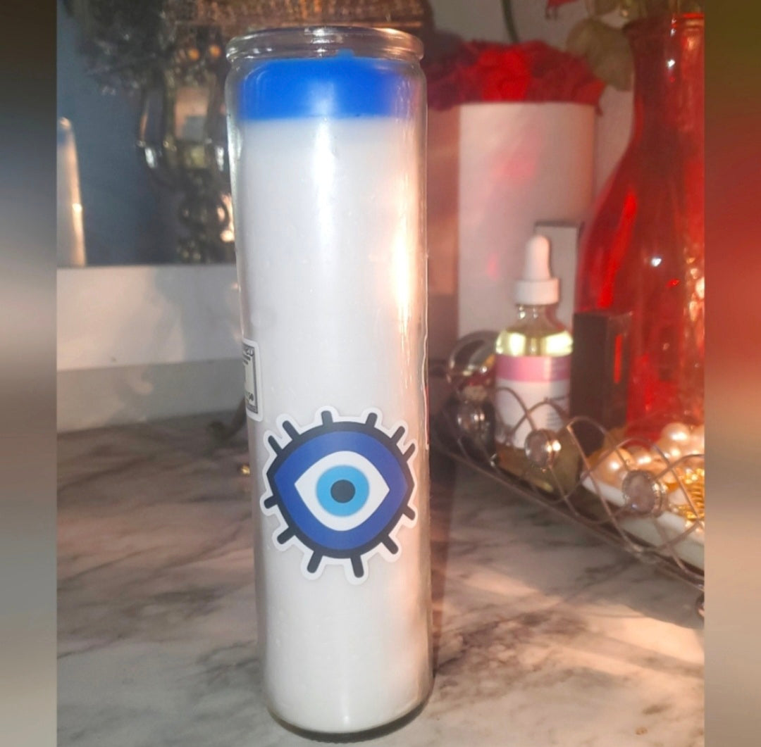 7 day money blocked  evil eye candle