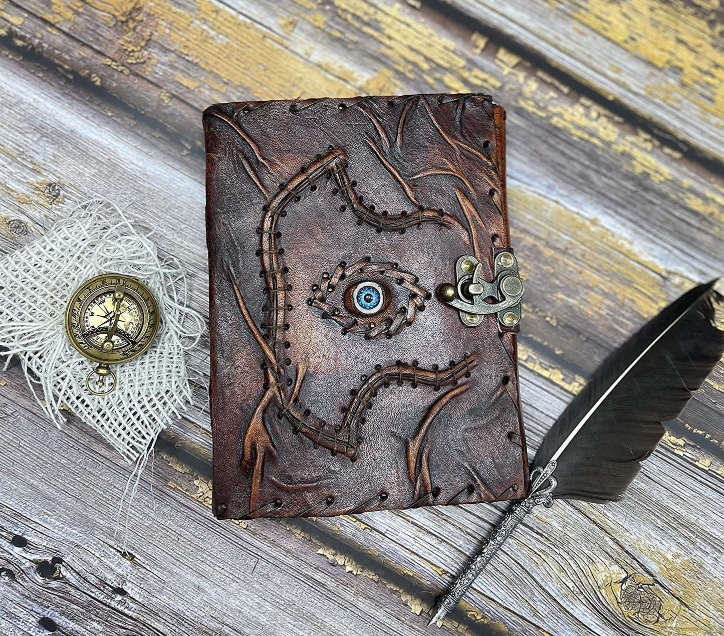 Hocus Pocus Book of Spells, Hocus Pocus Spell Books , Prop Hocus Pocus Gifts Halloween Decorations Decor, Book of Shadows Decoration 7X5 Inch (200 Pages)