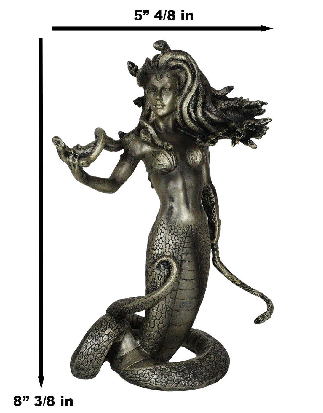 Ebros Greek Mythology the Seductive Spell of Medusa Statue 8" Tall