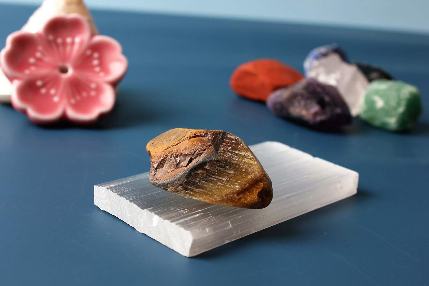 Chakra Stones Set -Reiki Healing Crystals for Healing, Meditation, Chakra Balance or Ritual (Rough*8 Pcs+2Pcs)