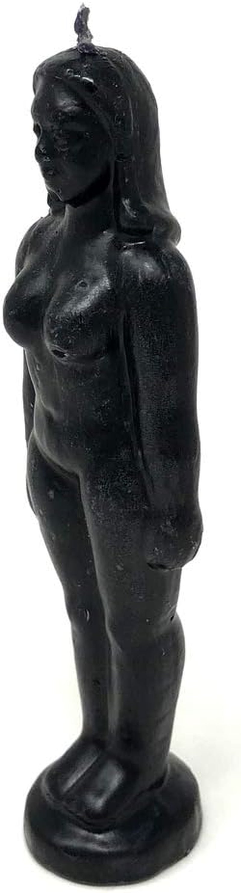 Female Figure Image Candle (Black)