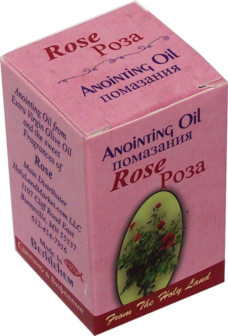 Anointing Oil - Rose of Sharon, Holy Anointing Oil from Israel, 10Ml (.34 Fl. Oz.), Essential Oil Singles, 1 Count
