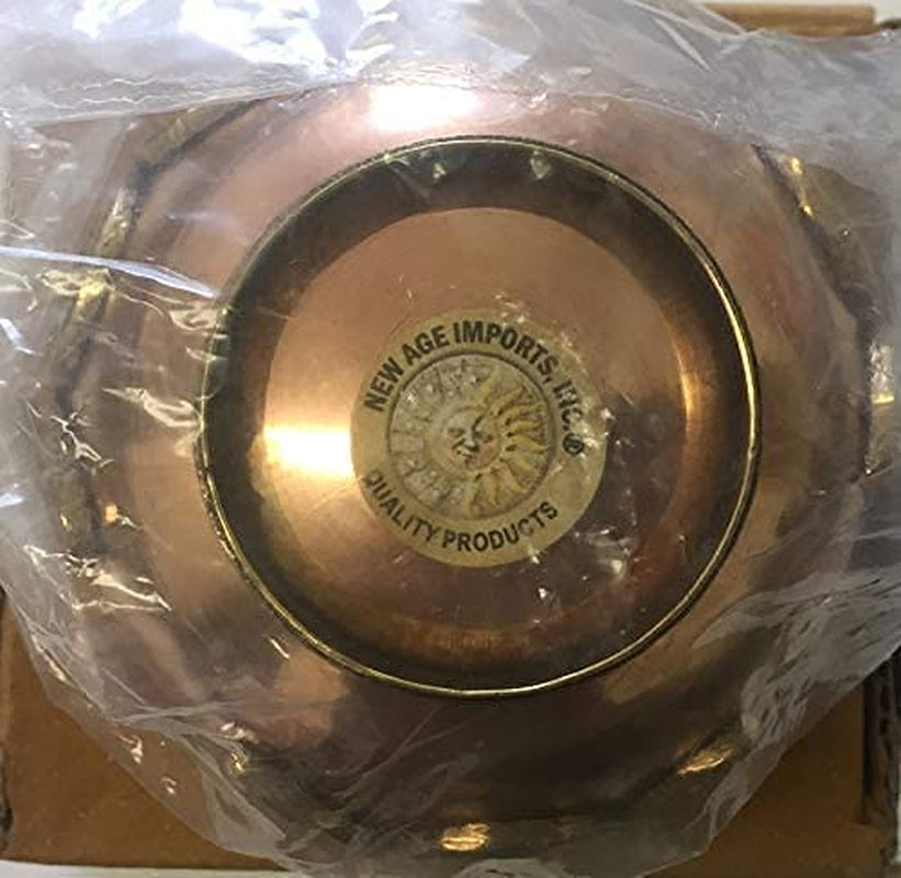 Tree of Life Copper Offering Bowl 3" - Great for Altar & Ritual Use, Incense Burner, Smudging Bowl -