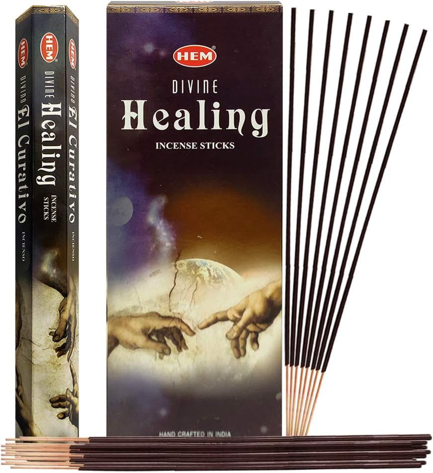 Divine Incense Sticks and Incense Stick Holder Bundle Insence Insense Hem Incense Sticks