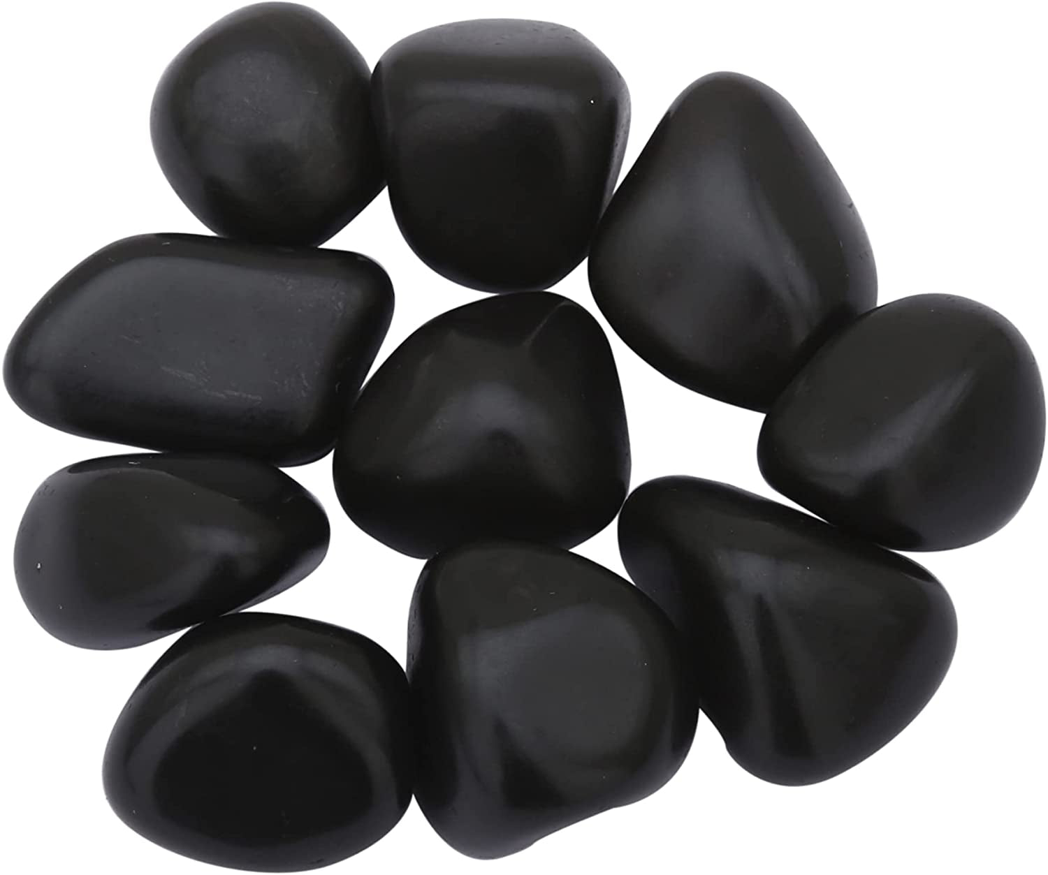  Healing Stones - Healing Crystals for Beginners- Healing Stones Tumbled Crystals for Witchcraft (3, Black Onyx)