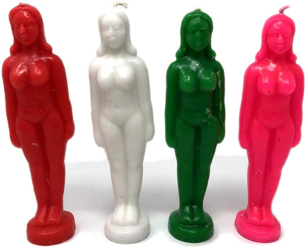 Female Figure Image Candle (Pink)