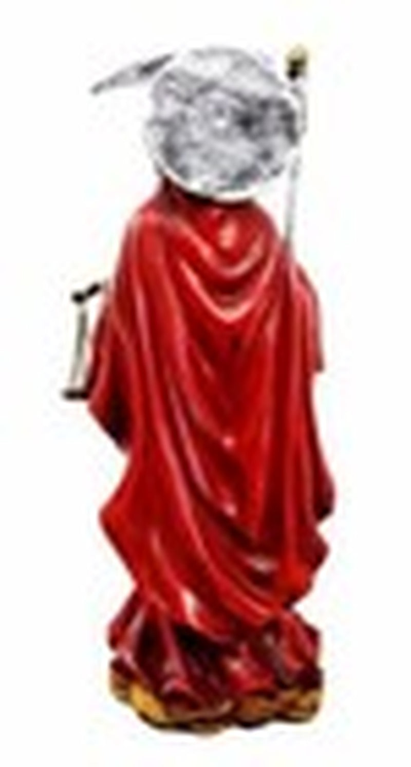 Ebros Red Robe Holy Death Santa Muerte Day of the Dead Figurine Symbol of Love