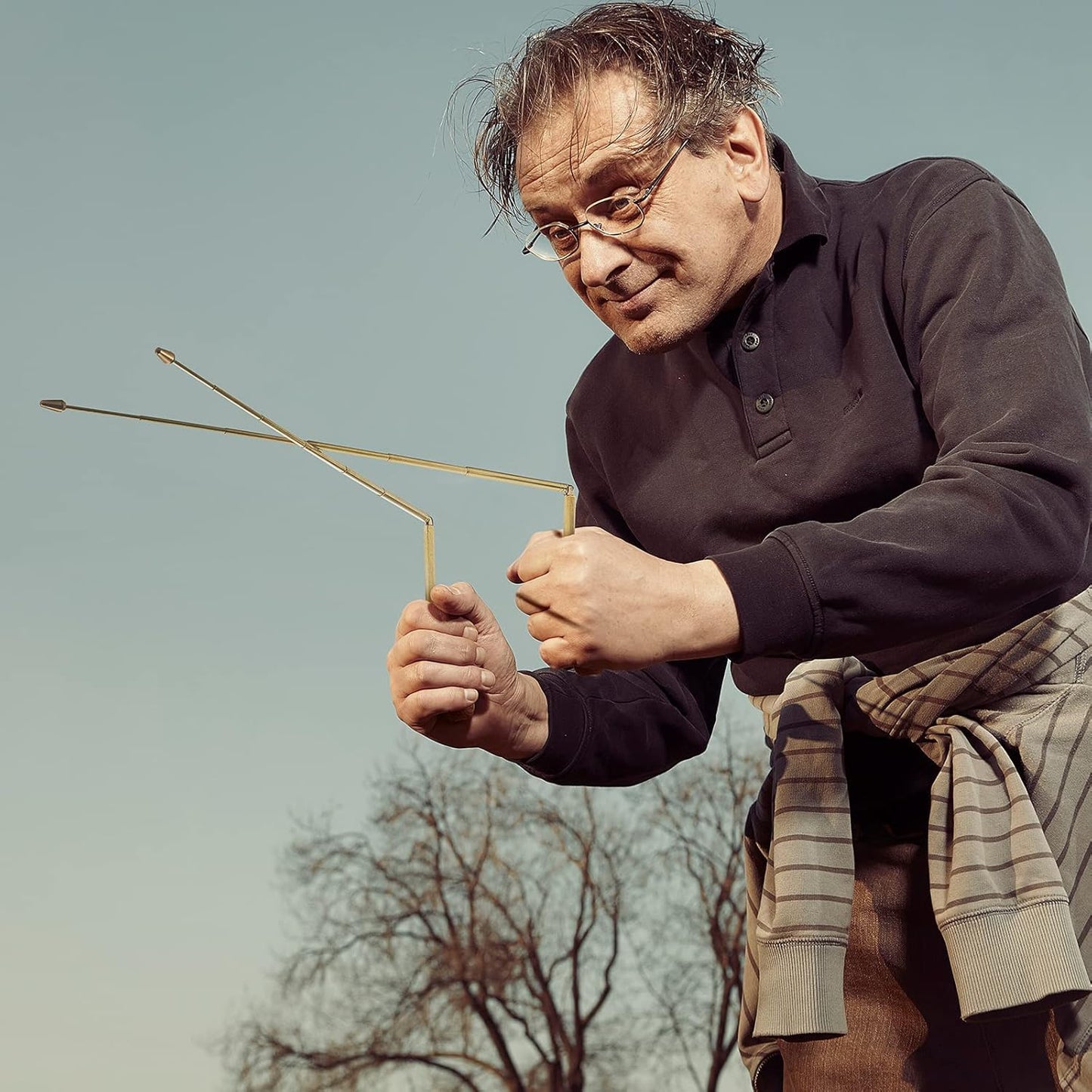 3 Pieces Divining Rods Copper and Dowsing Pendulum for Ghost Hunting, Energy Hea