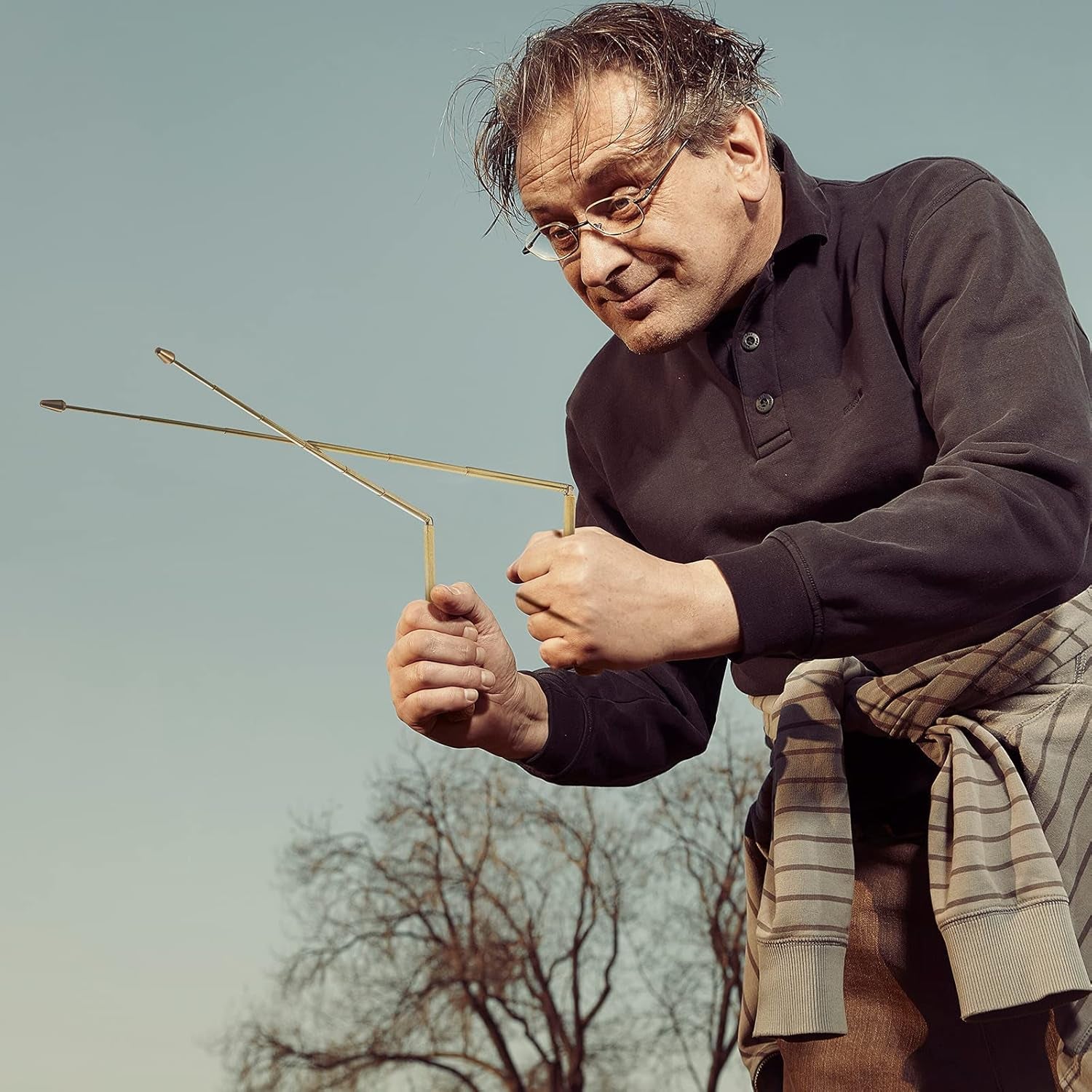 3 Pieces Divining Rods Copper and Dowsing Pendulum for Ghost Hunting, Energy Hea