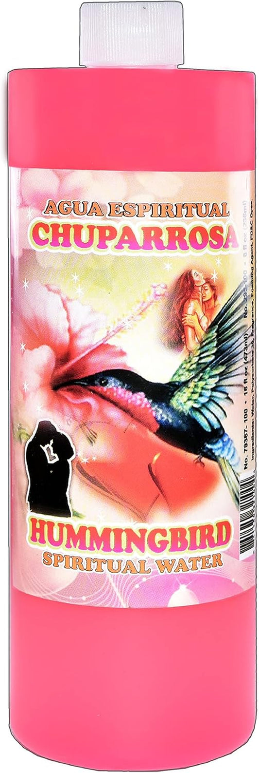 1 BOTTLE HUMMINGBIRD SPIRITUAL WATER- CHUPAROSA AGUA ESPIRITUAL 16OZ - MAGICK PAGAN