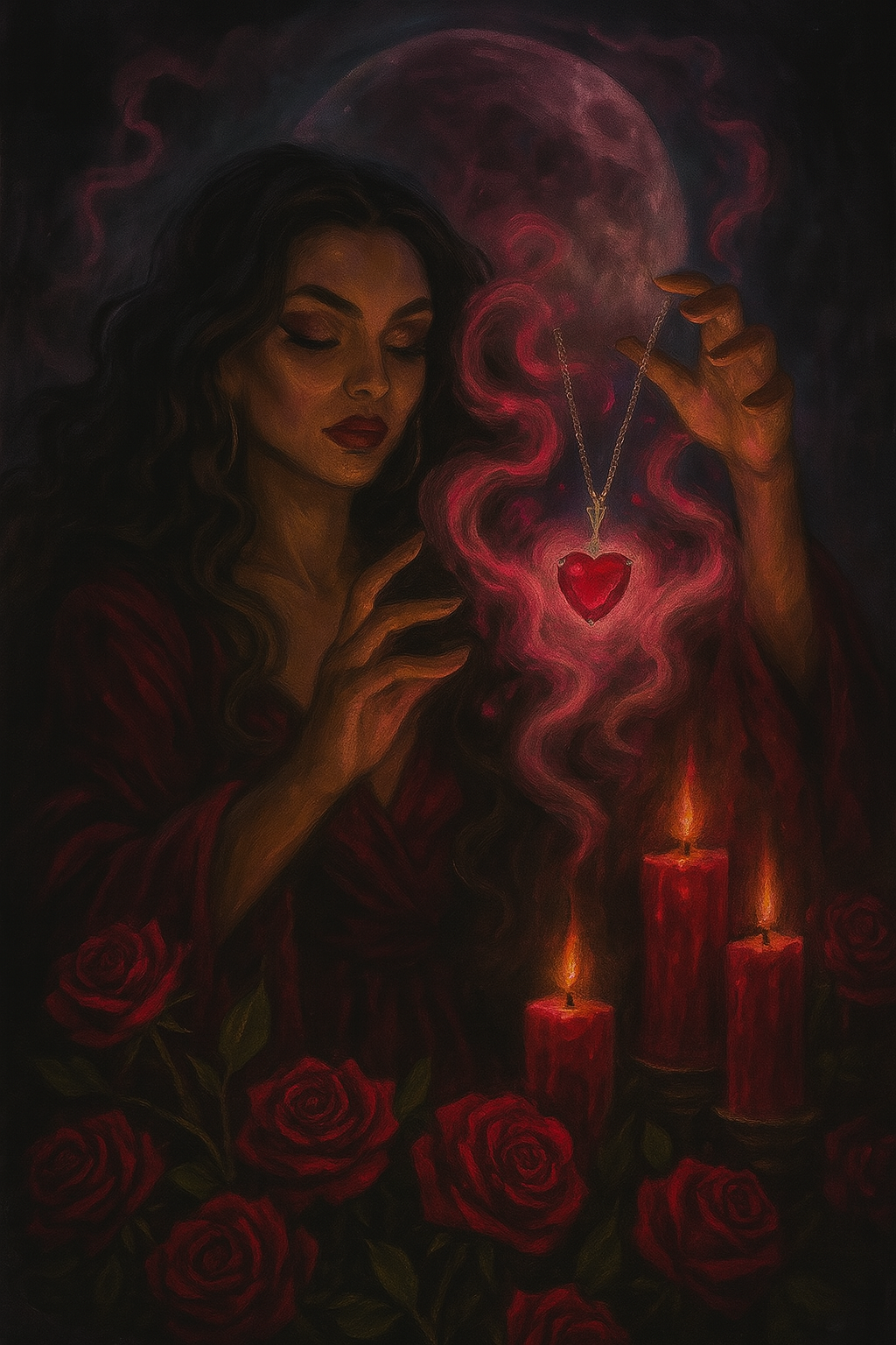 💘  Enchanted Heart  Talisman  Necklace