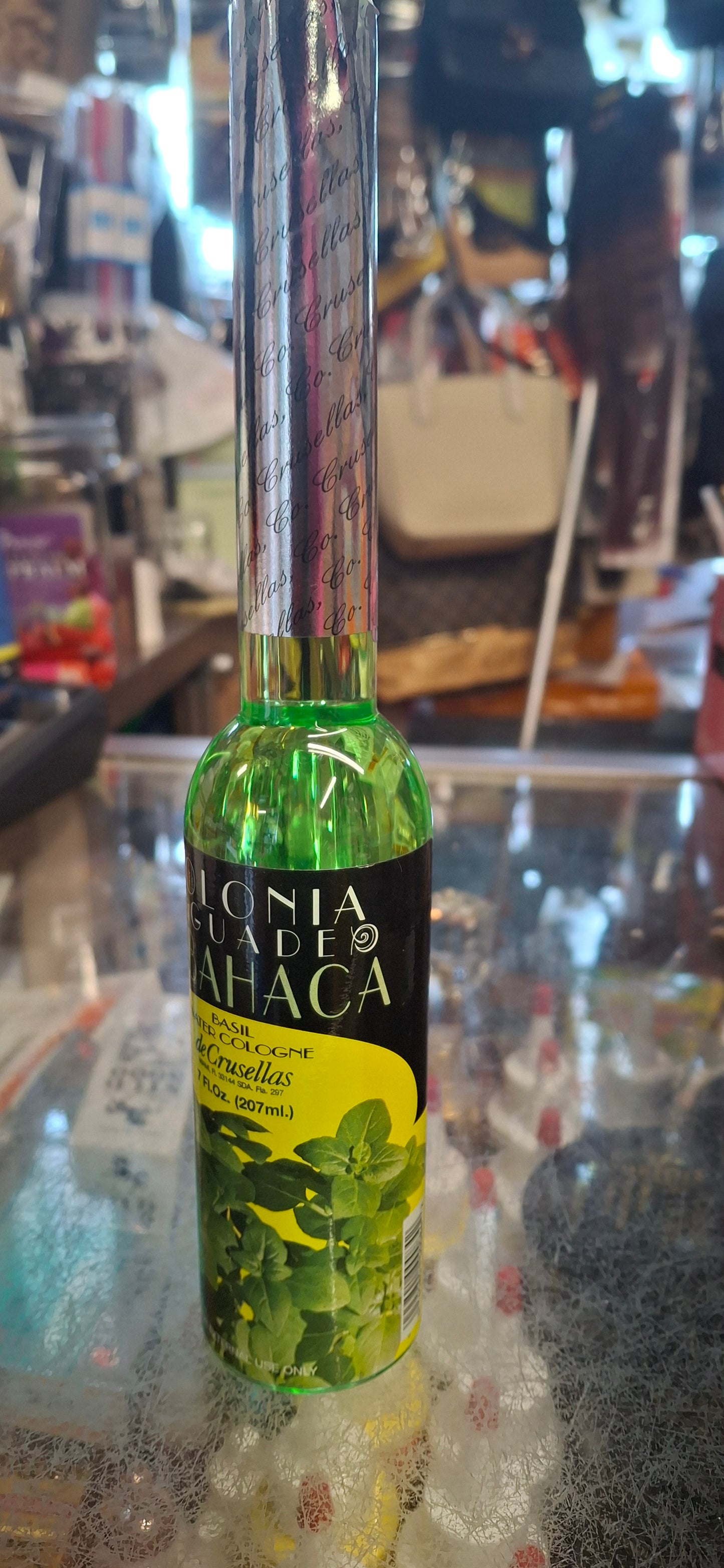 Albahaca Basil Spiritual Cologne – Powerful Cleansing, Protection & Good Luck Wash