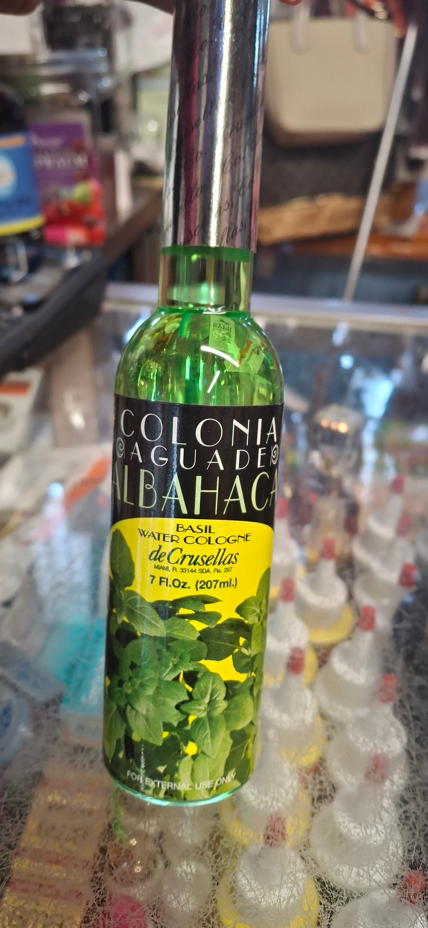 Albahaca Basil Spiritual Cologne – Powerful Cleansing, Protection & Good Luck Wash