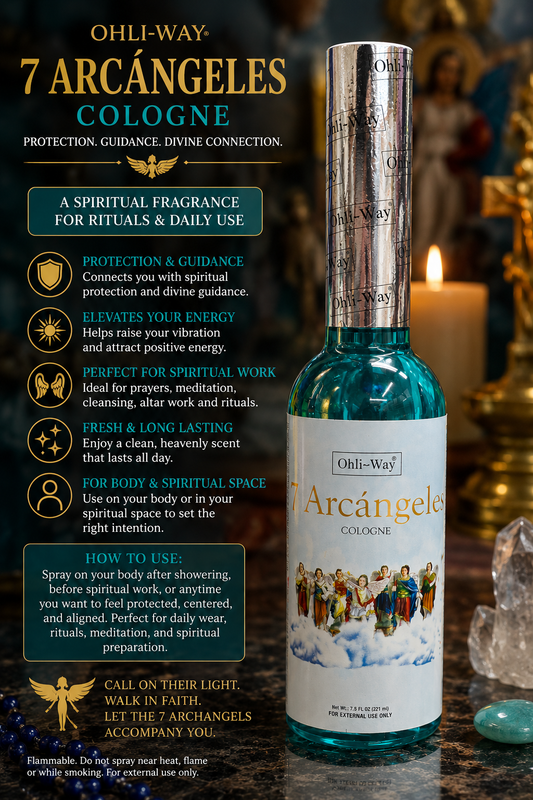 7 Archangels Cologne – Spiritual Protection, Guidance & Ritual Fragrance | 7.5 oz