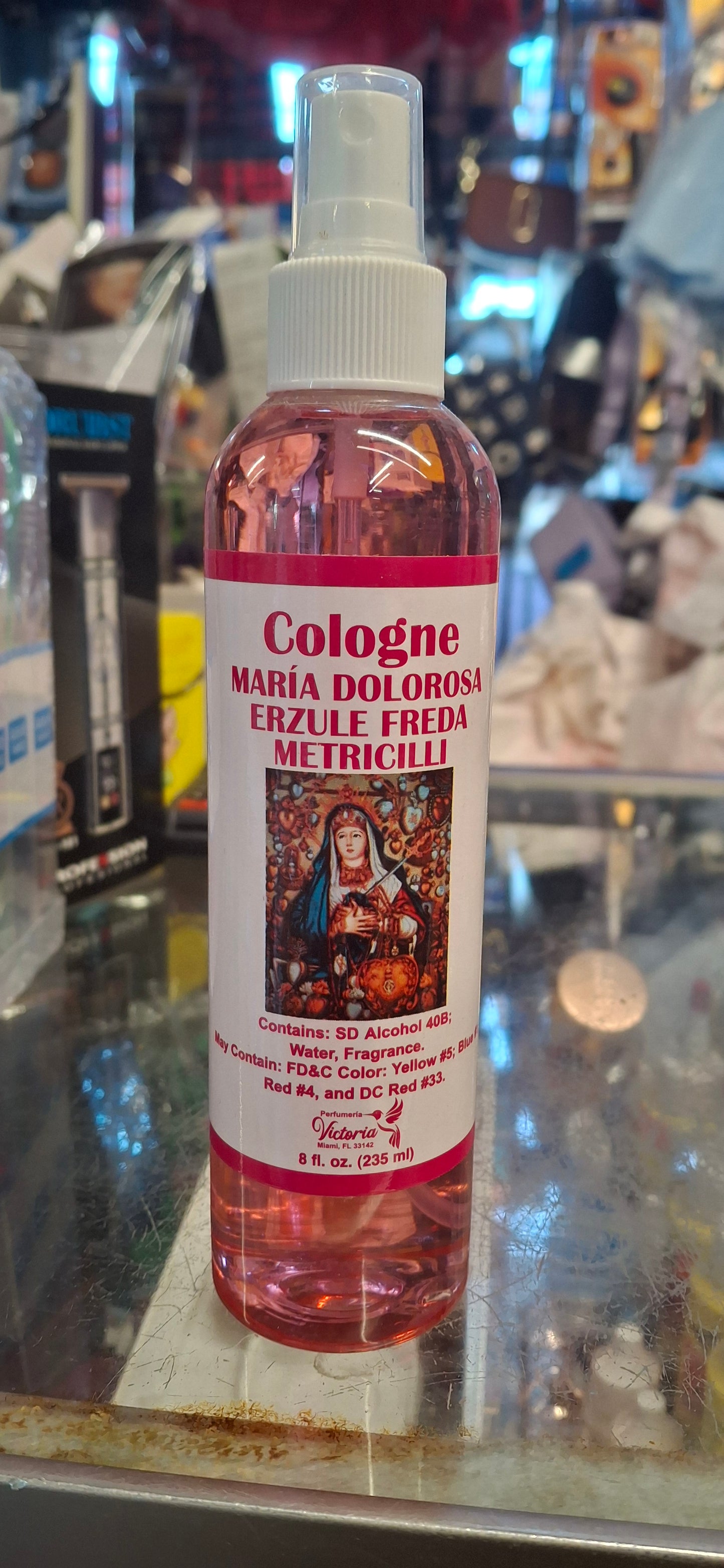 Cologne Maria Dolorosa – Erzulie Freda (Ezili) | Haitian Love, Healing & Emotional Cleansing Spiritual Cologne – 8 oz