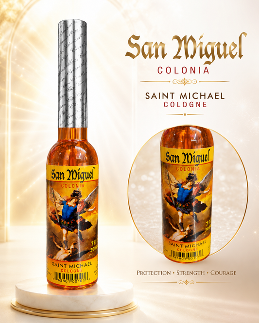 San Miguel Saint Michael Cologne – Spiritual Protection, Cleansing & Courage Ritual Cologne | 7.5 oz